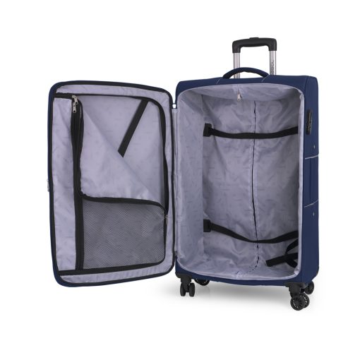 Kofer veliki 47x77x32 cm  polyester 112,7l-3,7 kg Lisboa tamno plava Gabol - Image 4