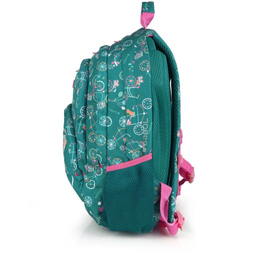 Ranac školski ergonomski 32x44x18 cm 21l-0,56 kg Fiori zelena Gabol - Image 2