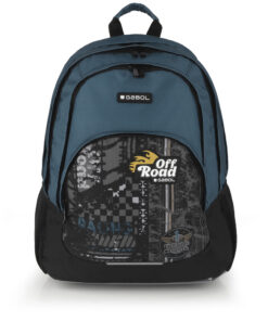 Ranac školski ergonomski 32x44x18 cm 21l-0,56 kg Road petrolej Gabol