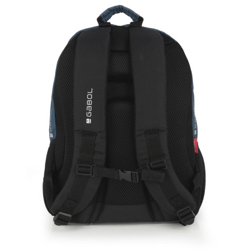 Ranac školski ergonomski 32x44x18 cm 21l-0,56 kg Road petrolej Gabol - Image 3