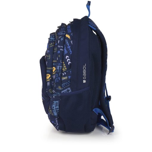 Ranac školski ergonomski 32x44x18 cm 21l-0,56 kg Skull tamno plava Gabol - Image 2