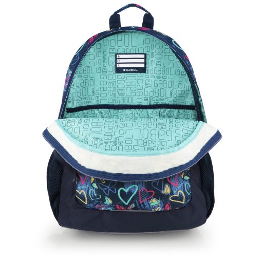 Ranac školski ergonomski 32x44x18 cm 21l-0,56 kg Tizas tamno plava Gabol - Image 4
