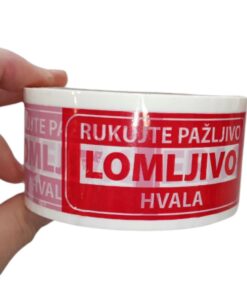 Selotejp traka RUKUJTE PAŽLJIVO - LOMLJIVO