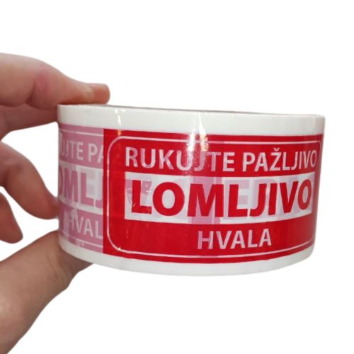 Selotejp traka RUKUJTE PAŽLJIVO - LOMLJIVO