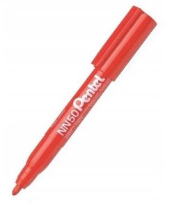 Permanentni marker CRVENI okrugli vrh NN50, Pentel