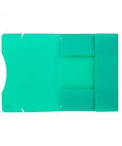 Fascikla A4 3KL Tamno ZELENA pvc sa lastišem na uglovima 409286, TTO