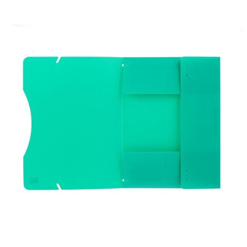 Fascikla A4 3KL Tamno ZELENA pvc sa lastišem na uglovima 409286, TTO