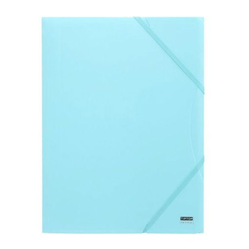 Fascikla A4 3KL Pastel PLAVA  pvc sa lastišem na uglovima 409651, TTO - Image 2