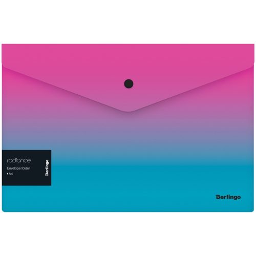 Fascikla pismo A4 Radiance 180my roze-plava, Berlingo
