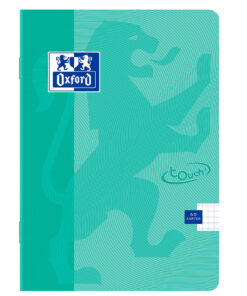 Sveska A5 60 lista Touch Pastel TIRKIZ, 90g margine karo, optički papir, Oxford