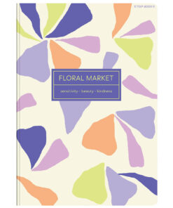 Alternative view of Sveska A5 Standard soft Tvrdi Povez 96 lista Floradelic, 70g  karo margine, Top2000