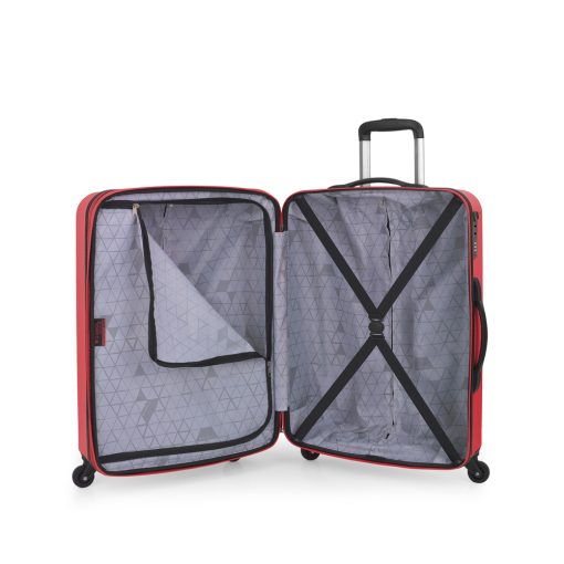 Kofer srednji PROŠIRIVI 47x66x27/31 cm  ABS 70/80,5l-3,6 kg Future crvena Gabol - Image 4