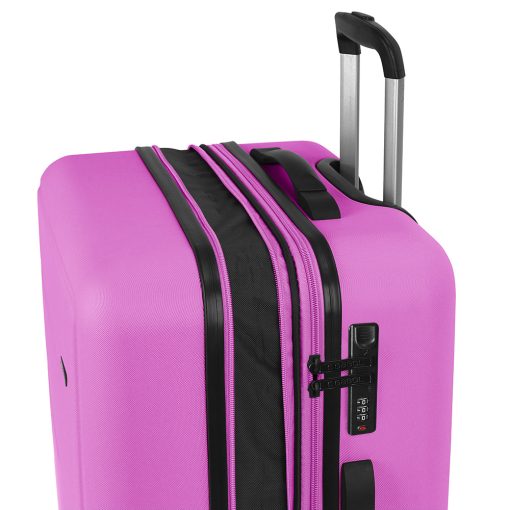 Kofer veliki PROŠIRIVI 53x77x31/35 cm  ABS 109,1/123,2l-4,3 kg Future roze Gabol - Image 10