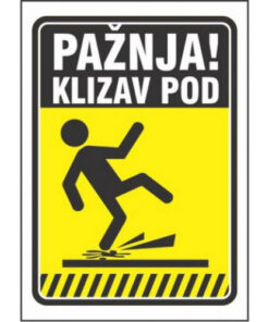 Nalepnica KLIZAV POD A7