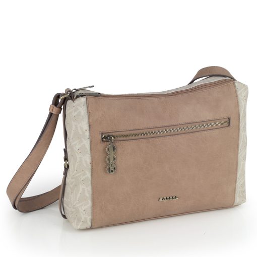 Torba na rame ženska 33x24x9 cm India braon Gabol - Image 5