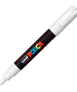 Marker na vodenoj bazi POSCA PC-1M FINE 0,7mm BELI, Uni