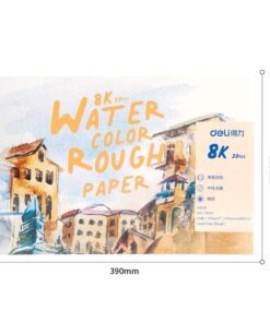Slikarski Blok Watercolor Rough Paper 8K 270x390mm 73916, Deli