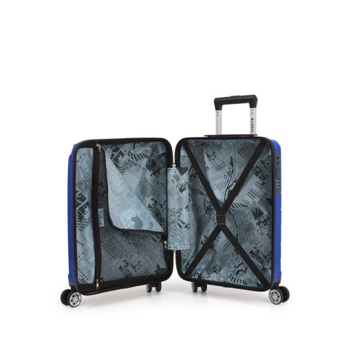 Kofer mali (kabinski) 37x55x21 cm  Polypropilen 36l-2,6 kg Midori plava Gabol - Image 4