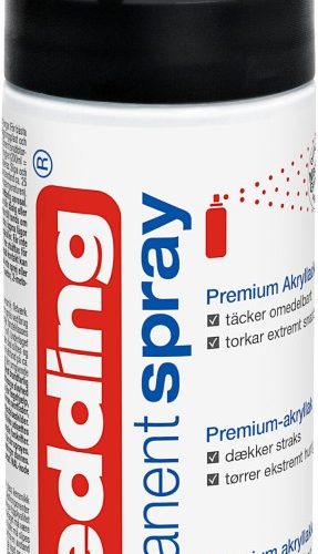 Permanent sprej E-5200 mat, 200 ml crna Edding