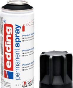 Alternative view of Permanent sprej E-5200 mat, 200 ml crna Edding