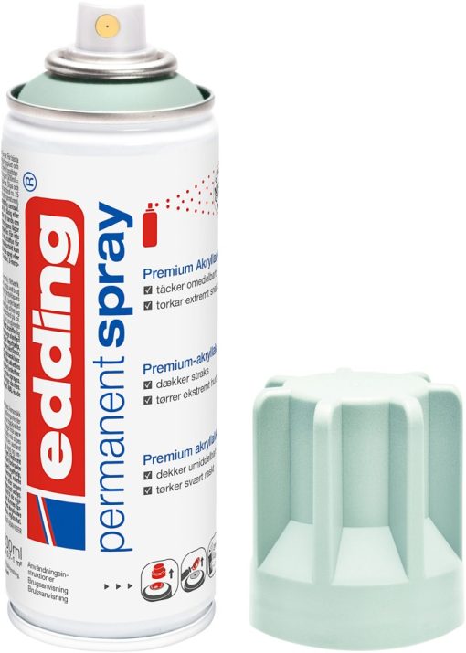 Permanent sprej E-5200 mat, 200 ml mramorno zelena Edding - Image 2