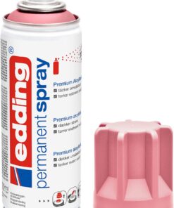 Alternative view of Permanent sprej E-5200 mat, 200 ml nežno roze Edding