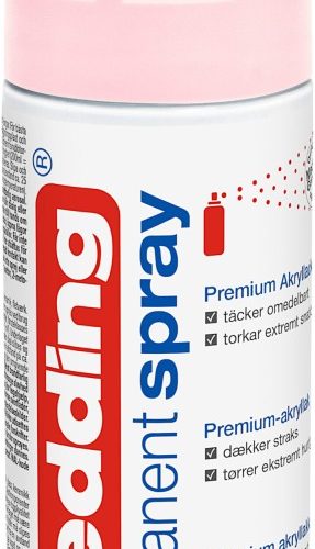 Permanent sprej E-5200 mat, 200 ml pastelno roze Edding