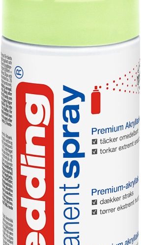 Permanent sprej E-5200 mat, 200 ml pastelno zelena Edding