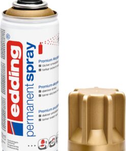 Alternative view of Permanent sprej E-5200 mat, 200 ml zlatna Edding