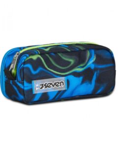Pernica prazna DOUBLE PENCIL BAG - MULTI-SHADE BOY, SEVEN