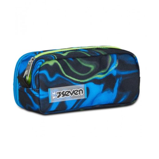 Pernica prazna DOUBLE PENCIL BAG - MULTI-SHADE BOY, SEVEN