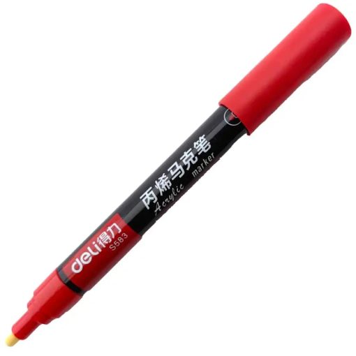 Akrilni marker R54 Crveni Medium, Deli