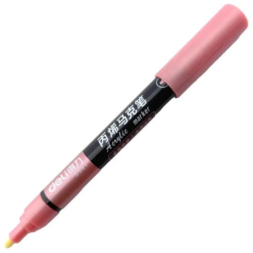 Akrilni marker M02 Metalik Pink Medium, Deli