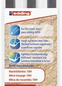 Refil za olovku E-8890 tvrdoća 10H, 1/6 Edding