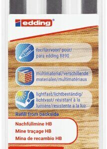 Refil za olovku E-8890 tvrdoća HB, 1/6 Edding