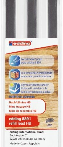 Refil za olovku E-8890 tvrdoća HB, 1/6 Edding