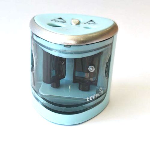 Rezač za olovke, 2 rupe, električni na baterije TW-8004-2 beli, Tenwin