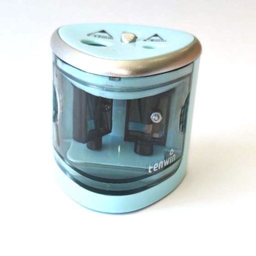 Rezač za olovke, 2 rupe, električni na baterije TW-8004-2 beli, Tenwin