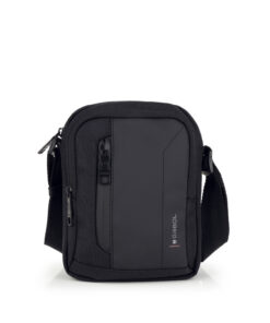 Torba na rame muška 15x9x7 cm Aston crna Gabol