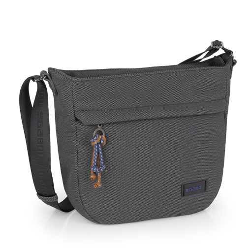 Torba na rame ženska 36x27x9 cm Salma siva Gabol - Image 5