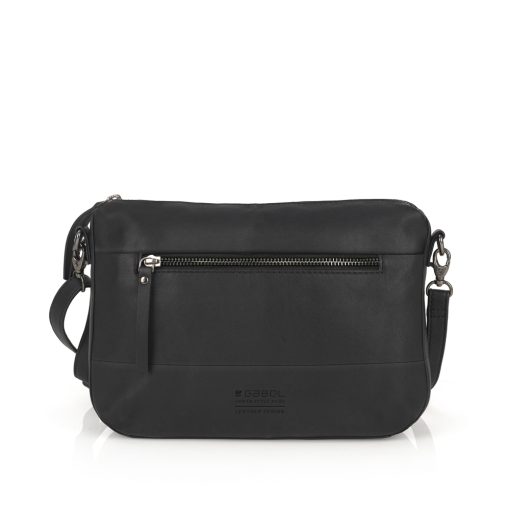 Torba na rame ženska kožna 27x17x6 cm Dharma crna Gabol - Image 2