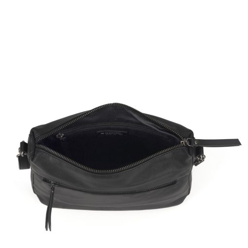 Torba na rame ženska kožna 27x17x6 cm Dharma crna Gabol - Image 3