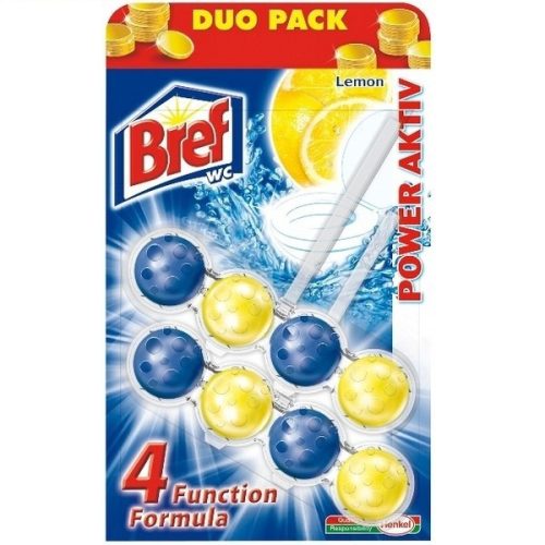 Bref Power Aktiv kuglice WC osveživač LEMON 2x50gr