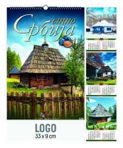 Zidni kalendar poslovni ETNO SRBIJA 2025