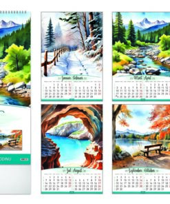 Zidni kalendar poslovni ABSTRACT 2025