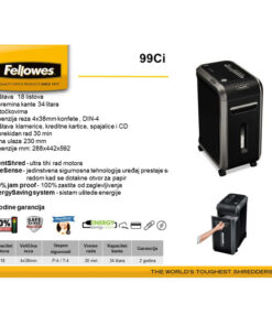 Alternative view of Uništivač dokumentacije (konfete) 99Ci Fellowes 4691002