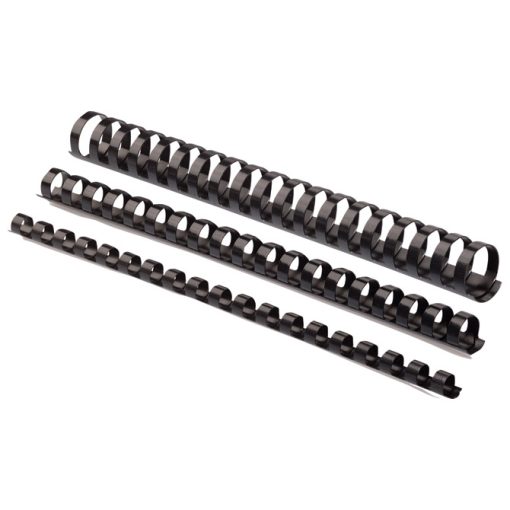 Spirala plastična fi-12mm (56-80 listova) pk100 Fellowes 5346507 crna - Image 2