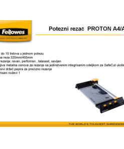 Alternative view of Rezač stoni za papir A4 Proton Fellowes 5410201