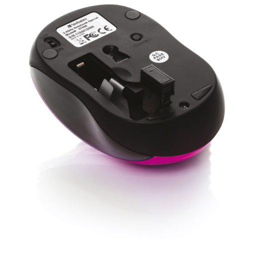 Miš usb 3tipke bežični laserski GO Nano Verbatim 49043 roze blister - Image 4