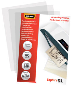 Folija za plastificiranje 125my 75x105mm sjajna pk100 Fellowes 5306901
